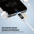 thumbnail image 4 of Auriculares con cable USB-C iMangoo con micrófono y 3 modos EQ blancos, 4 of 7