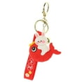 thumbnail image 3 of LABSERRON 1Pack Cute Key Pendant Cartoon Style Multi Color Rabbit Shape PVC Material for Keychain, 3 of 8