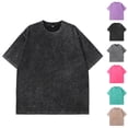 thumbnail image 2 of Kcolen Men's T-Shirts Casual Round Neck Pure Sports Undershirts Comfortable Loose Tops Fashion Clothes for Mens,Green, 2 of 4