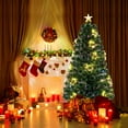 thumbnail image 2 of Costway 5 FT Artificial Xmas Tree with 170 Branch Tips 257 Warm White LED Lights, 2 of 10