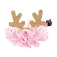 thumbnail image 1 of Festive Reindeer Star Hat Valentine Holiday Party For Cats And Dogs Pet Apparel Accessory, 1 of 5