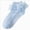 Blue * Socks, variant on Ruffle Ankle Socks Kids Cotton Double Lace Turn Cuff Sock for Girls Cute Frilly Dress Socks for 1-16 Years Little Girls Socks Size 7-9 Years