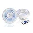 thumbnail image 1 of Altavoces marinos Pyle PLMRX68LEW, 6.5 pulgadas, 250 W, resistentes al agua, 1 of 7