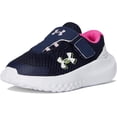 thumbnail image 4 of Under Armour Kids Infant Surge 4 Alternate Closure Sneakers (Blue/Pink) Size 5K, 4 of 6