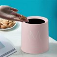 thumbnail image 5 of Small Trash Can with Lid, Mini Trash Can for Bathroom, Office and Bedroom, Small Bathroom Garbage Can with Swing Top, Compact Waste Basket for Desk, Dorm & Home, Pink - Xuniizn, 5 of 7