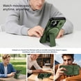thumbnail image 2 of Magnetic For iPhone 17 Phone Case,With Contractile Kickstand,Camera Cover,Compatible with Mag-Safe,Heavy Duty Shockproof Protection Anti-fall Anti-Scratch Rugged Phone Case,Green, 2 of 8