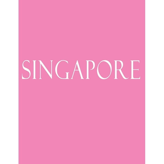 Singapore: Decorative Book to Stack Together on Coffee Tables, Bookshelves and Interior Design - Add Bookish Charm Decor to Your Home - Stack Deco Books together to create Your unique Fashion Design s