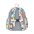 thumbnail image 3 of Cute Dinosaur Pattern Backpack for School,Cute School Bag,Schoolbag with Adjustable Shoulder Straps & Padded Back,13.4"x11"x4.7", 3 of 6