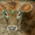 thumbnail image 2 of Phillip, Jamie 20x20 Black Ornate Wood Framed with Double Matting Museum Art Print Titled - Styley Cow, 2 of 4