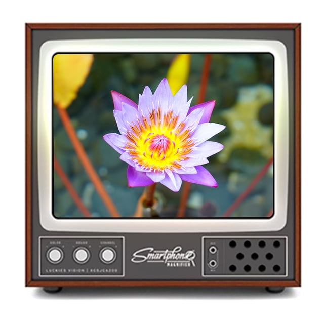 Graflsoa Vintage TV Style Phone Screen Magnifier - 3X HD Optical Enlargement, Portable & Eco-Friendly for All Smartphones