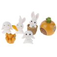 thumbnail image 1 of 7PCS Diy Mini Miniature Fairy Garden Rabbit Decor Craft Ornament Accessories, 1 of 6