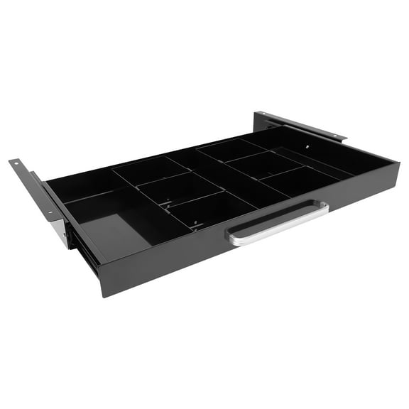 Dwellnix Under Desk Mounted Pull-Out Drawer, Quiet Sliding Mechanism for Smooth Access, Ideal for Office or Home Workspace