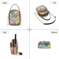 thumbnail image 3 of FORMRS Crossbody Bag for Women Quilted Travel Shoulder Cell Phone Purse with Chain Strap Handbag, Yellow Floral Wave, 3 of 7