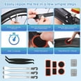 thumbnail image 2 of Oziral 34Pcs Bike Repair Kit with 120PSI Portable Pump, 16-in-1 Bicycle Multitool & Tire Patch Kit, Includes Saddle Bag for Mountain and Road Bikes, 2 of 7