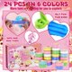 thumbnail image 5 of Manteca de helado Slime Funewest, paquete de 24 con recipientes para niños, 5 of 5