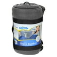 thumbnail image 3 of Cloudz Fleece Travel Blanket - Gray, 3 of 3