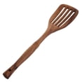 thumbnail image 1 of Brown Long Handle Wooden Cooking Utensil MultiFunctional Spatula for Kitchen Use 12.5 inches, 1 of 5