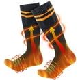 thumbnail image 2 of ShenMo Heated Socks Men Women, 3.7V 5000mAh Foot Warmer, Rechargeable Battery Operated Socks with APP Remote Control, Winter Warm Cotton Socks for Outdoor Sports Skiing Camping Fishing, 2 of 7