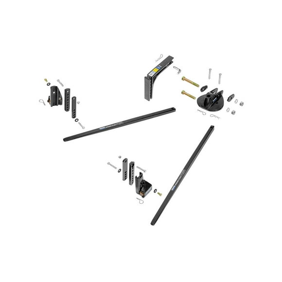 Reese Weight Distribution Hitch 66559 Steadi-Flex; Trunion Bar; 1000 Pound Tongue Weight; 10000 Pound Gross Trailer Weight; With Shank; With Friction Sway Control; Without Hitch Ball
