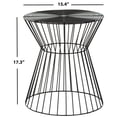 thumbnail image 3 of SAFAVIEH Adele Iron Wire Stool Black, 3 of 4