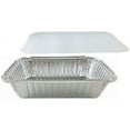 thumbnail image 5 of 2.25 Lb Oblong Rectangular Aluminum Pans with Board Lids Takeout Containers (250), 5 of 5