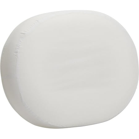 DMI 16" x 13" x 3" Foam Contoured Ring Cushion Polyester/Cotton Cover White 513-8016-1900