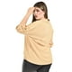 thumbnail image 3 of Blusa de manga 3/4 Roman Fashion /Tallas Extras, 2658 (Beige) beige 40, 3 of 6