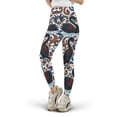 thumbnail image 2 of Lotusprinthandmade Swan Print All-over Print Leggings XS-5XL (L), Fantasy Leggings for Lovers, 2 of 4