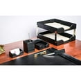 thumbnail image 2 of Dacasso Black Bonded Leather Desk Set, 8-Piece, 2 of 5