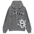 thumbnail image 2 of Bluey's Muffin Men's & Big Men's Hooded Sweatshirt, Sizes XS-5XL, 2 of 2
