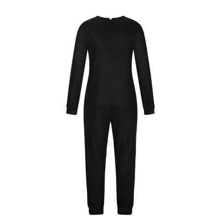 

Floleo Halloween Women Mom Round Neck Skeleton Printing Long Sleeve Jumpsuit Family Clothes Pajamas