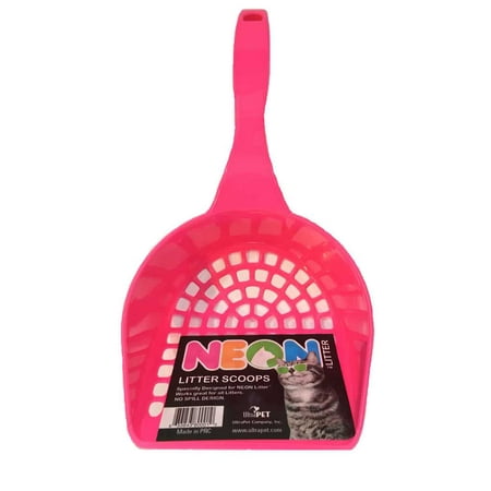 Neon, Cat Litter Scoop With Sifter, Pink