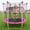 Pink + Metal + Witho, variant on 5.5 FT Kids Trampoline with Safety Enclosure Net, Indoor Outdoor Toddler Trampoline with Foam Padded Poles Mini Trampoline for Kids Backyard Trampoline