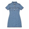 thumbnail image 1 of Vestido George para Mujer Botones Azul Talla G, 1 of 4