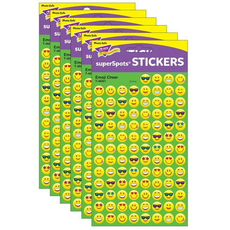 UPC: 0194629033270 | TREND Emotion Icon Cheer superSpots Stickers 800 Per Pack 6 Packs