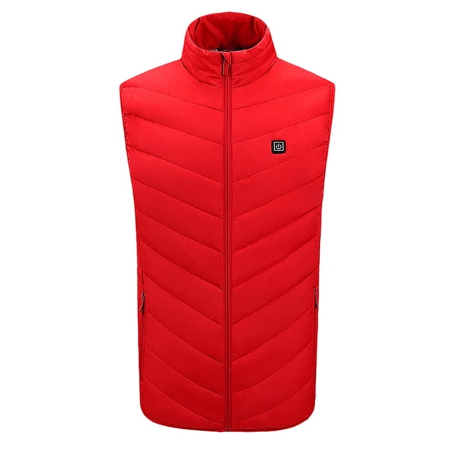 Hearth & Gear 9 Area Heating Vest Unisex Outdoor Warm Clothing Heated For Riding Skiing Fishing USB Plug In Heated Vests Hand Heating Pads under Desk Exercise under The Desk Bike Pedal Happy Heat