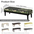 thumbnail image 7 of Jiueut American Flag Green Camo Print Bench Covers, Dustproof Bench Seat Protection Chair Seat Decoration Washable Rectangle Chair Slipcover with Elastic Band for Kitchen Home Hotel, 7 of 7