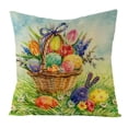thumbnail image 1 of Teissuly Watercolor bunny Easter covers sofa linen cushion covers car cover Teissuly WER202401276507, 1 of 2