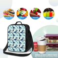 thumbnail image 3 of Bingfone Penguins Dolphins Whales Reusable Insulated Lunch Bag Cooler for Work School Picnic or Travel, 3 of 7
