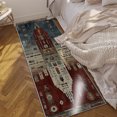 thumbnail image 4 of 2x6 FT Kitchen Runner Rugs Non Skid Washable, Faux Wool Rug Runners for Hallways Bathroom Carpet Runner, Soft Indoor Modern Floor Rug for Entryway Laundry Room, 4 of 11