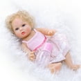 thumbnail image 3 of Muñeca Reborn Decdeal Pelo Rubio y Vestido Floral 18.5 Pulgadas, 3 of 8