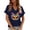 #0350-Navy, variant on Uootdi Mardi Gras T Shirts for Women Carnival Graphic V Neck Short Sleeve New Orleans Mardi Gras Party Outfits Spring Going Out Tops Gift