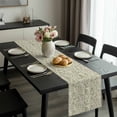 thumbnail image 2 of Sage Green Flowers Table Runner 72 Inches Long, Rustic Pastoral Botanical Floral Leaf Kitchen Coffee Dining Table Decoration for Home Party Birthday Wedding Home Decor 18x72 Inches, 2 of 8