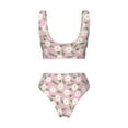 thumbnail image 6 of Rocae Daisies Flowers for Bikini Set for Women Two Piece Sexy High Swimsuits Split Crossover Bikini XX-Large, 6 of 9