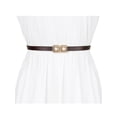 thumbnail image 5 of Allegra K Retro Skinny Belts for Women Interlock Buckle Thin Waist Belt for Dress Pants 0.55 inches Width, 5 of 5