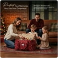 thumbnail image 2 of Covermates Adjustable Ornament Storage Bag  – 96 Standard Ornaments – (3) 4-Inch Trays, 2 of 7