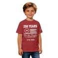 thumbnail image 4 of Lullu Boys America's 250Th Anniversary Tee 4Th of July Short Sleeved T Shirt, Sizes 2-13, 4 of 4