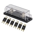 thumbnail image 2 of Caja de fusibles ANL, 6 piezas de fusibles ANL con portafusibles ANL de audio para automóvil Funcionalidad versátil, 2 of 9