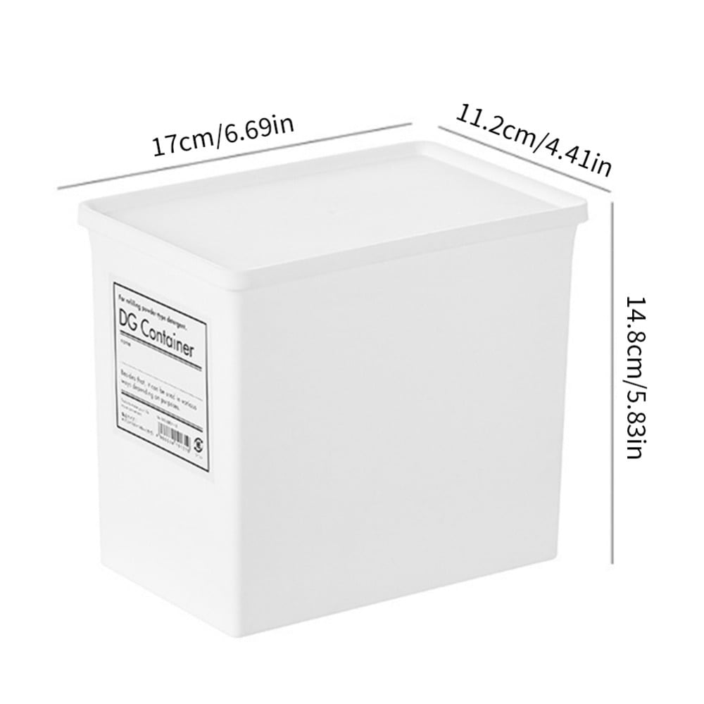 Household Stackable Washing Laundry Powder Boxes with Cover Desktop