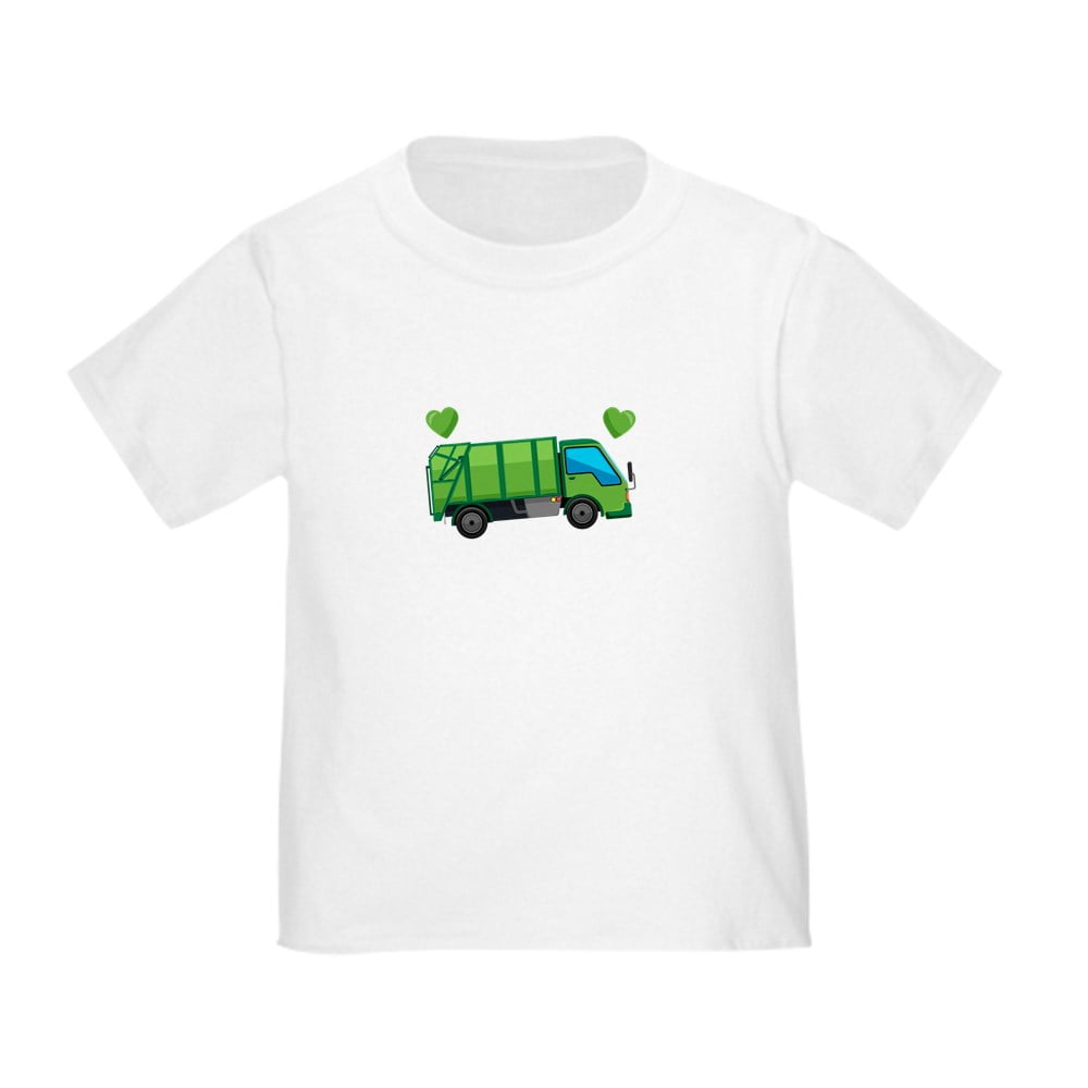 Custom Toddler T-Shirt I Love Garbage Trucks Cotton Boy /& Girl Clothes